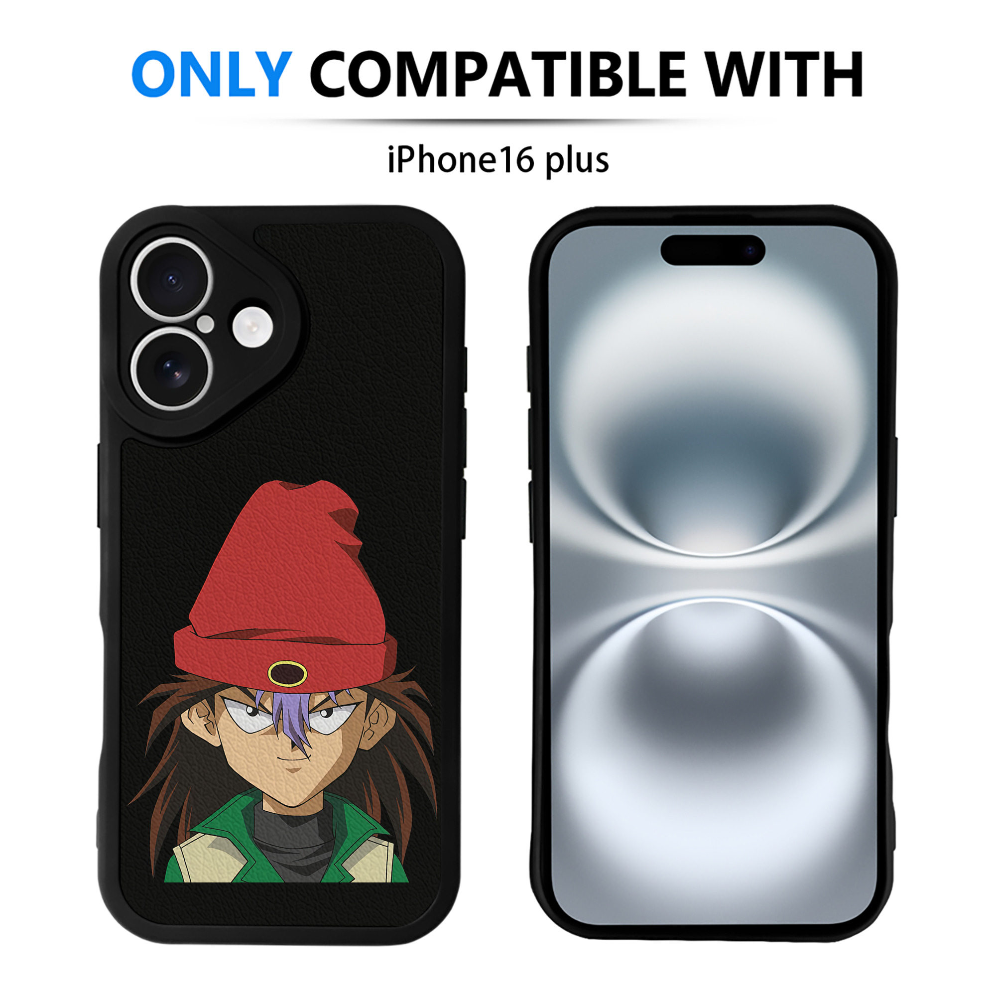遊☆戯☆王 Yu-Gi-Oh! 【iPhone 16シリーズ対応】シリコンスマホケース（レザー調） 材質：シリコン